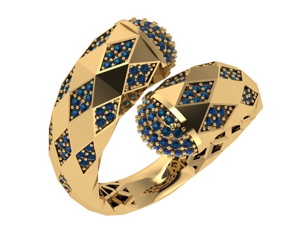 ring earring necklace bracelet all 3D print model_2