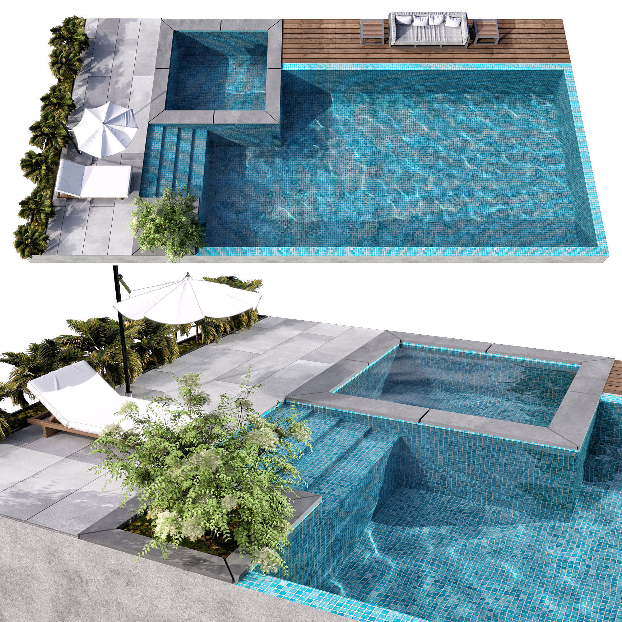 SWIMMING POOL NO89 A 3D model_1