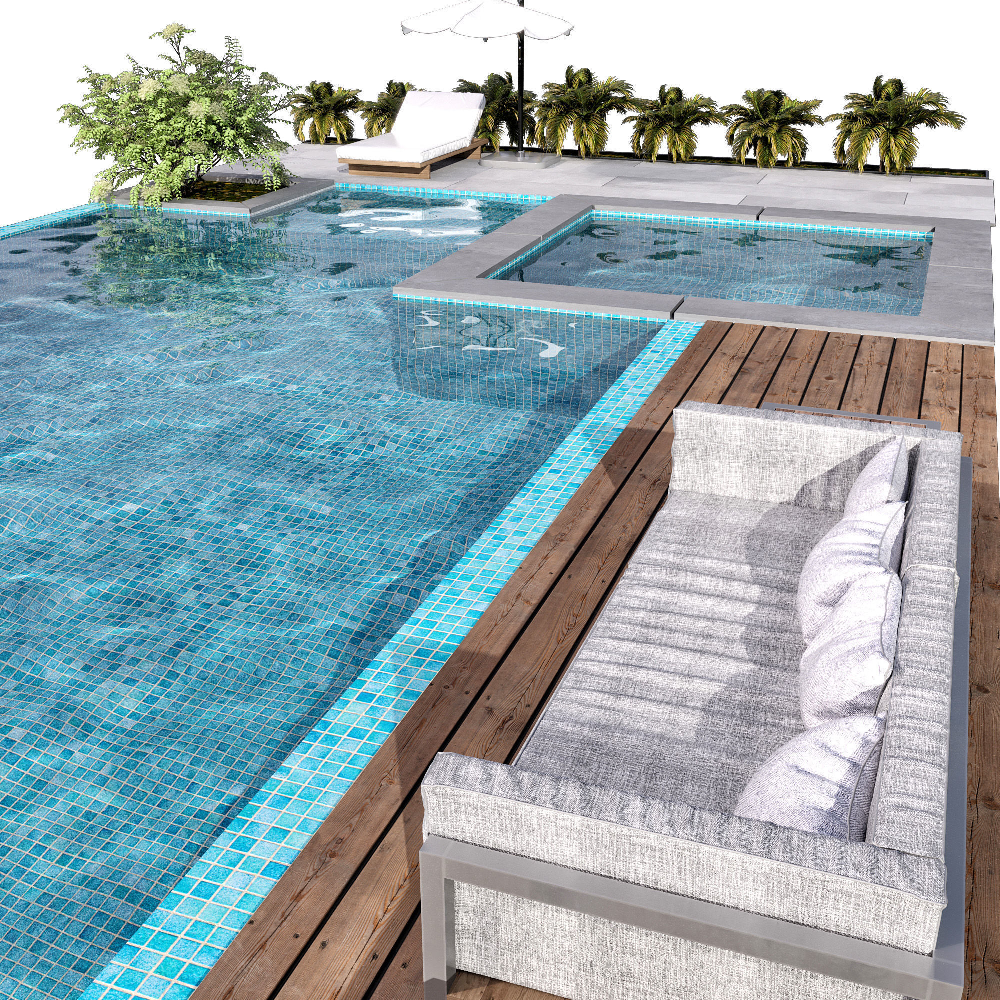 SWIMMING POOL NO89 A 3D model_7
