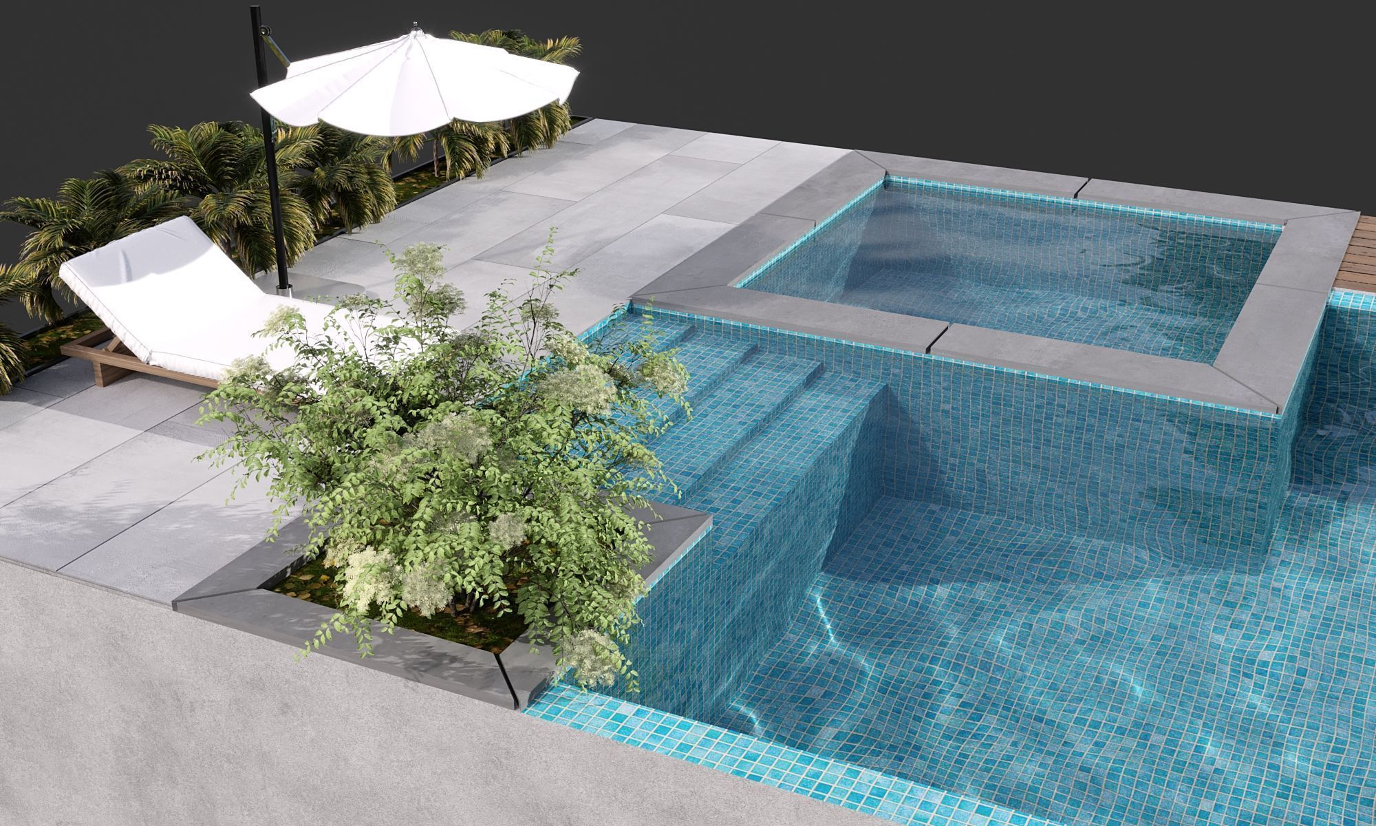 SWIMMING POOL NO89 A 3D model_3