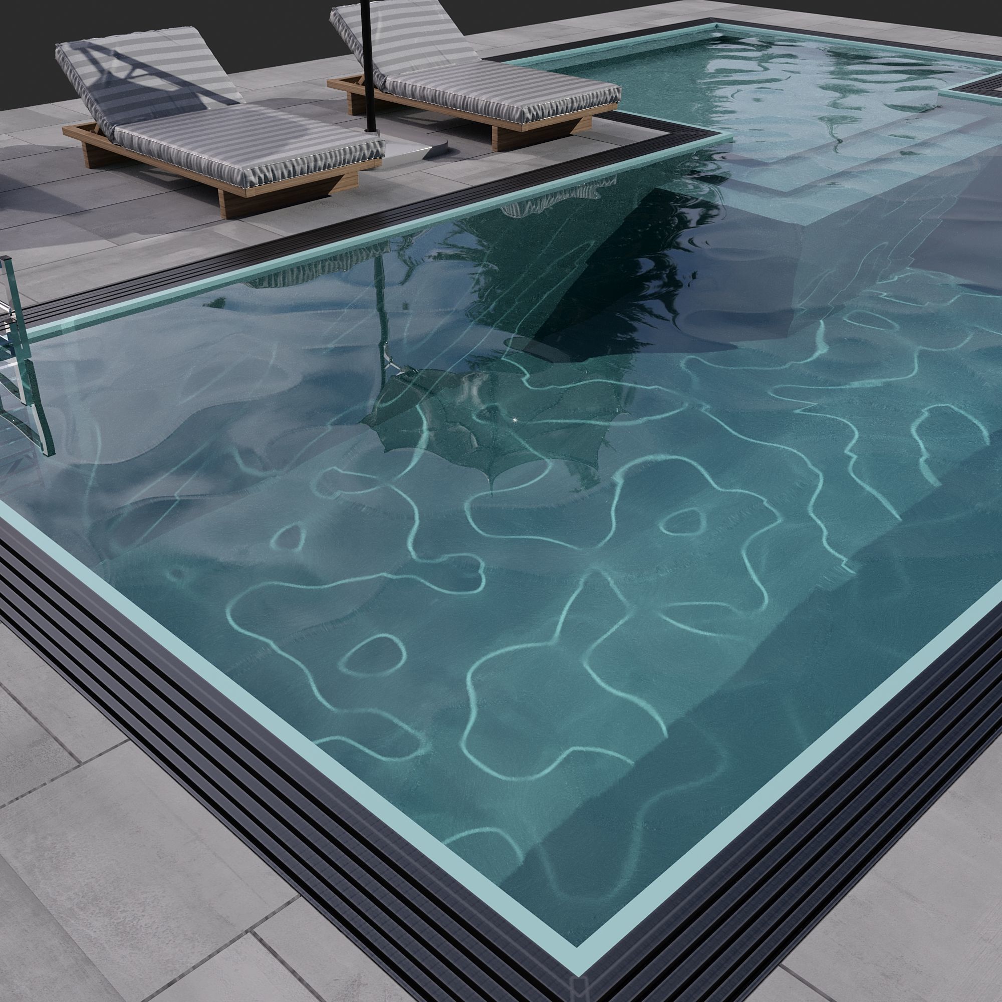SWIMMING POOL NO87 A 3D model_4