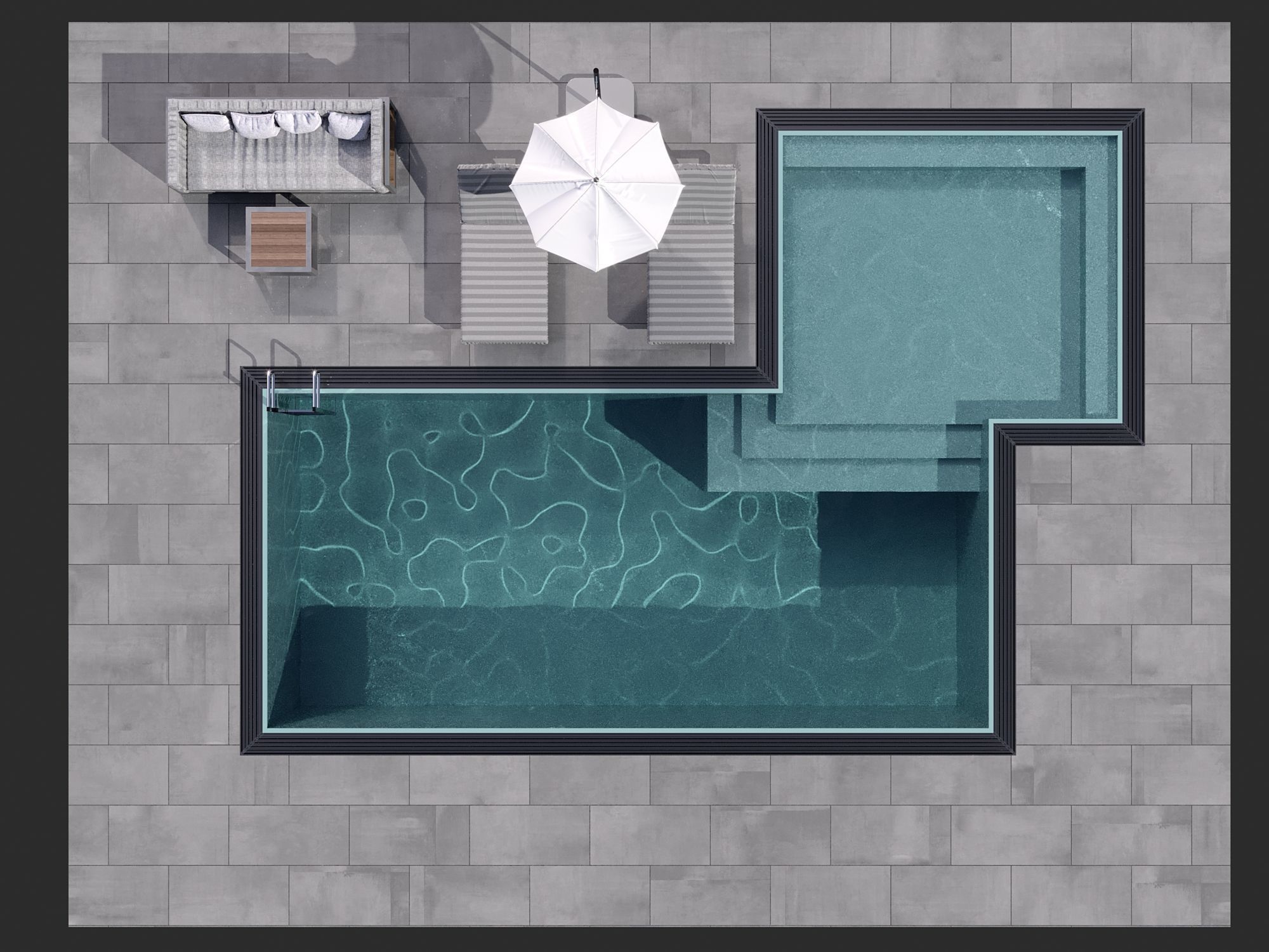 SWIMMING POOL NO87 A 3D model_5