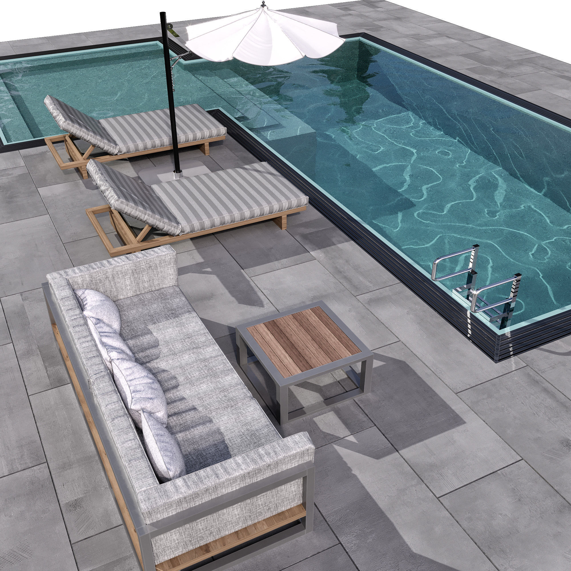 SWIMMING POOL NO87 A 3D model_6