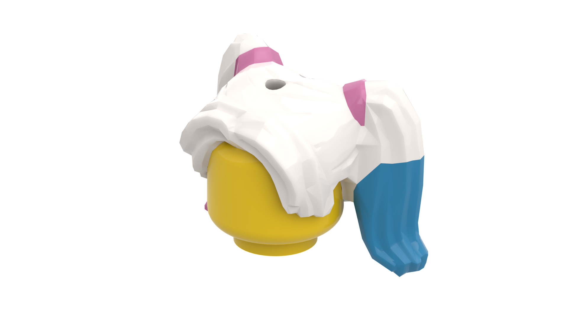 TwindBricks3D - Minifigure Hair pack 12 3D print model_4