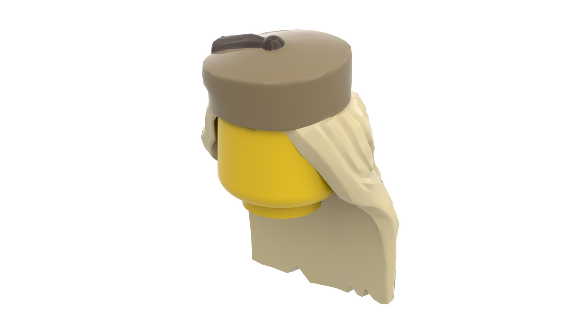 TwindBricks3D - Minifigure Hair pack 12 3D print model_11