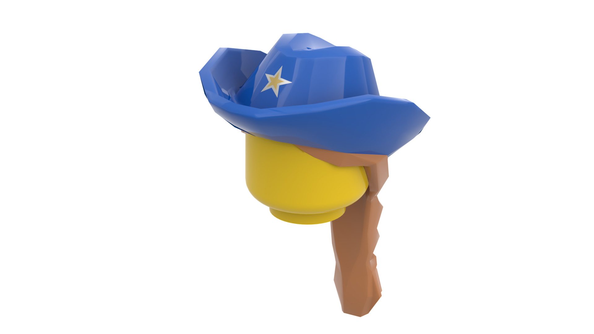 TwindBricks3D - Minifigure Hair pack 12 3D print model_30