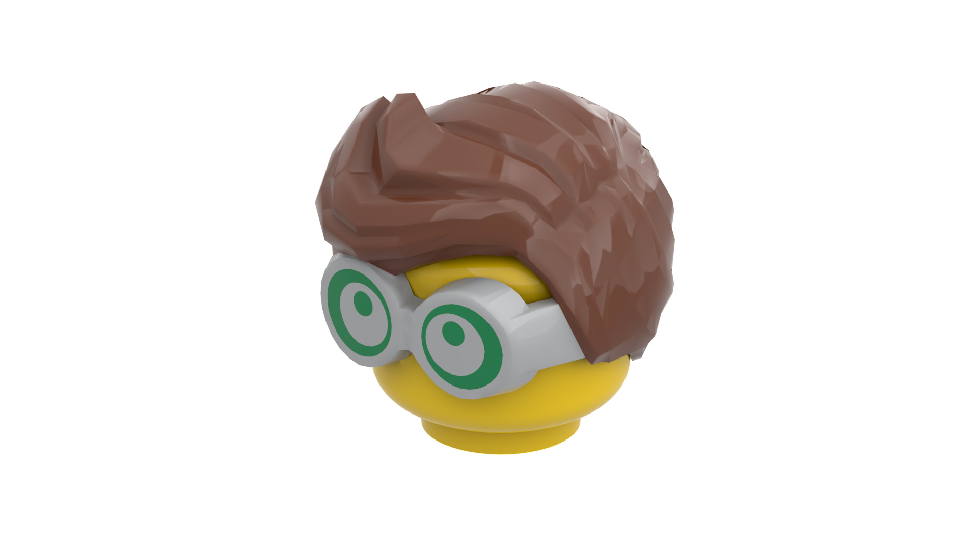 TwindBricks3D - Minifigure Hair pack 12 3D print model_33