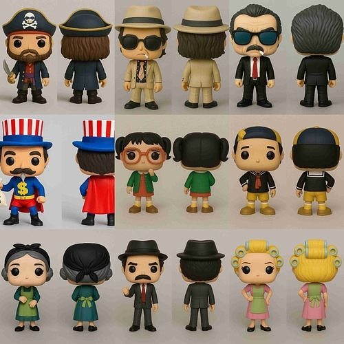 Funkos Turma do Chaves - PACK 11 Characters 3D print model