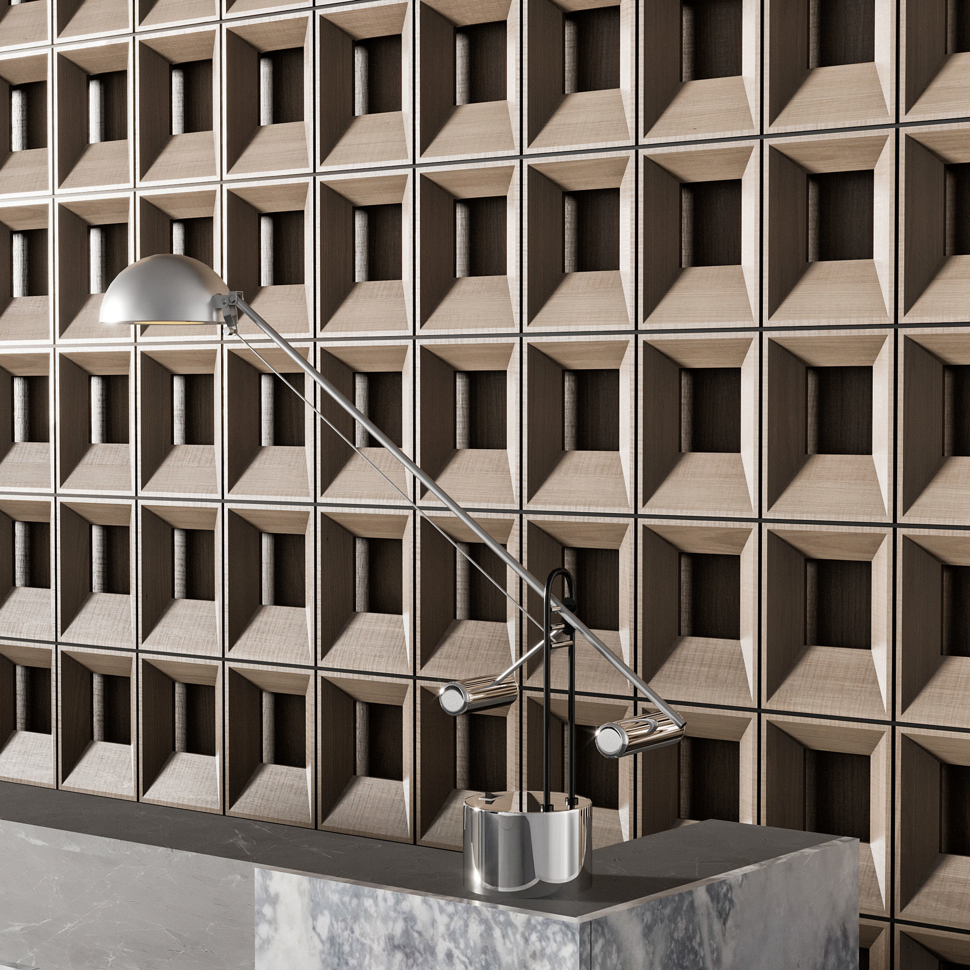 RECEPTION DESK NO23 A 3D model_9