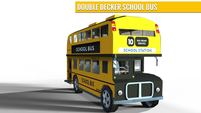 Double Decker School Bus