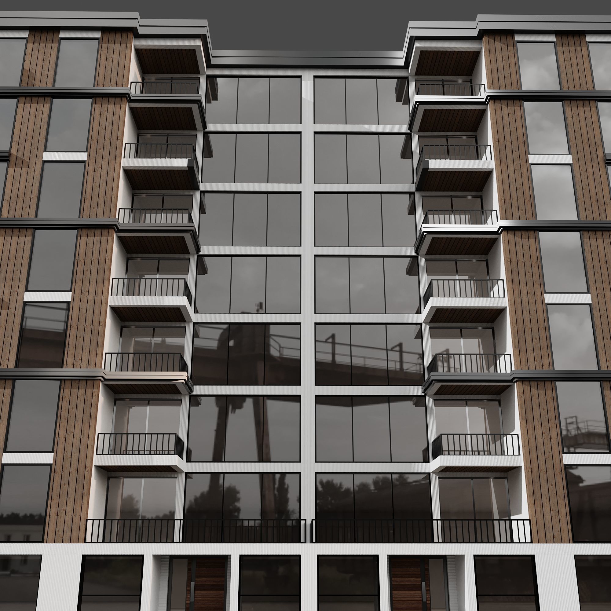 RESIDENTIAL BUILDING NO80 A 3D model_6