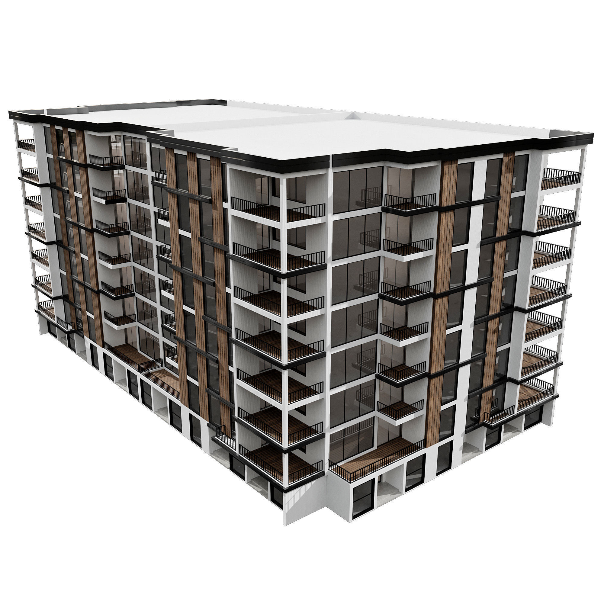 RESIDENTIAL BUILDING NO80 A 3D model_11