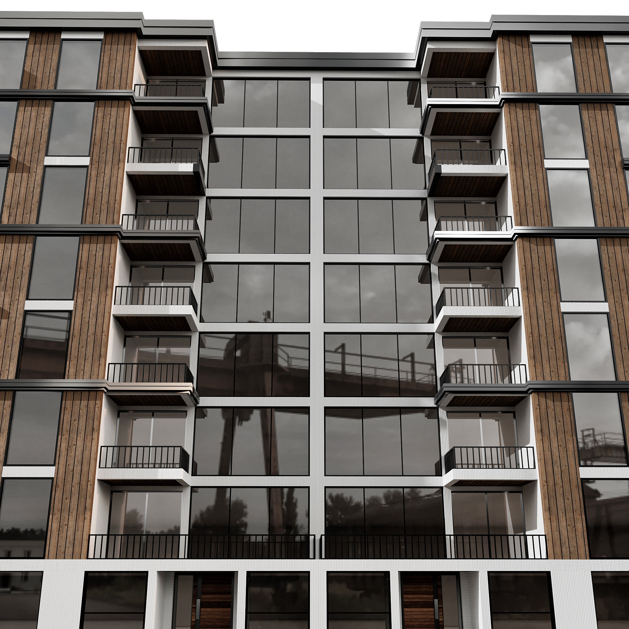 RESIDENTIAL BUILDING NO80 A 3D model_8