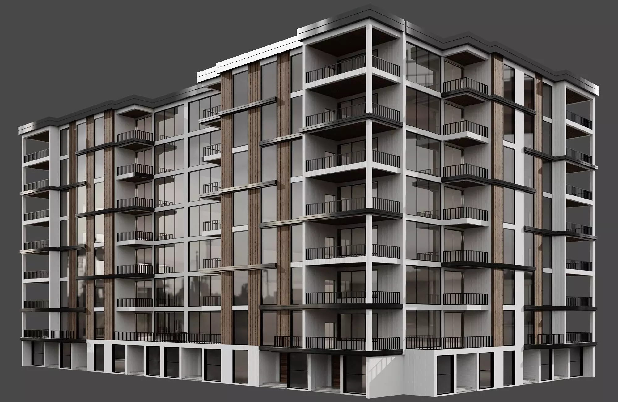 RESIDENTIAL BUILDING NO80 A 3D model_0