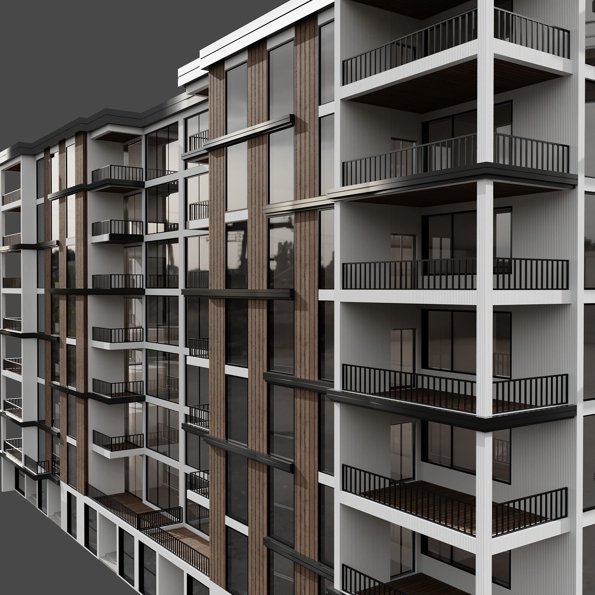 RESIDENTIAL BUILDING NO80 A 3D model_2