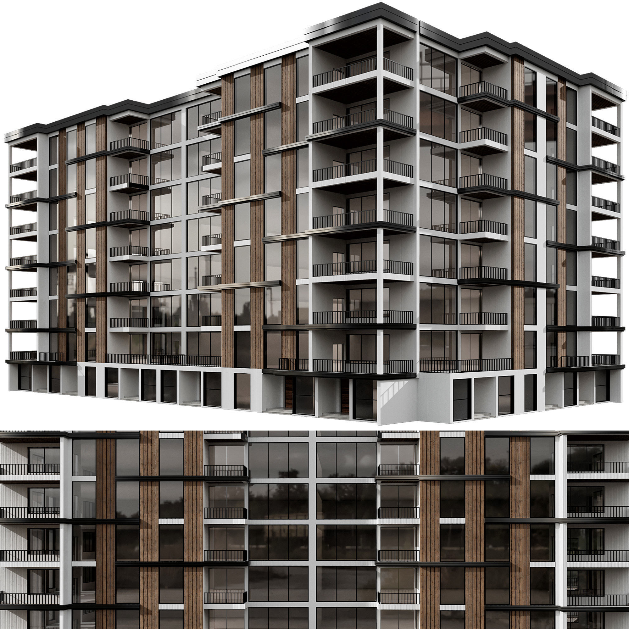 RESIDENTIAL BUILDING NO80 A 3D model_1