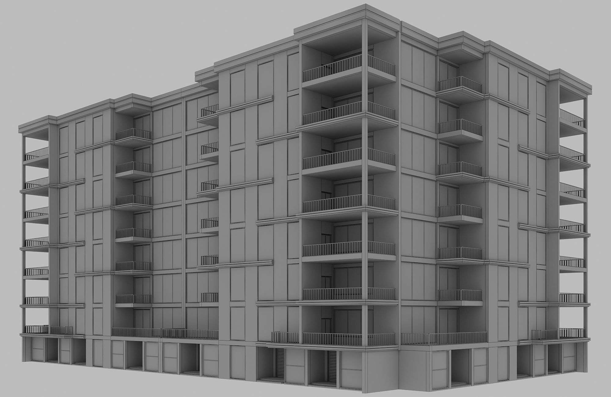 RESIDENTIAL BUILDING NO80 A 3D model_13