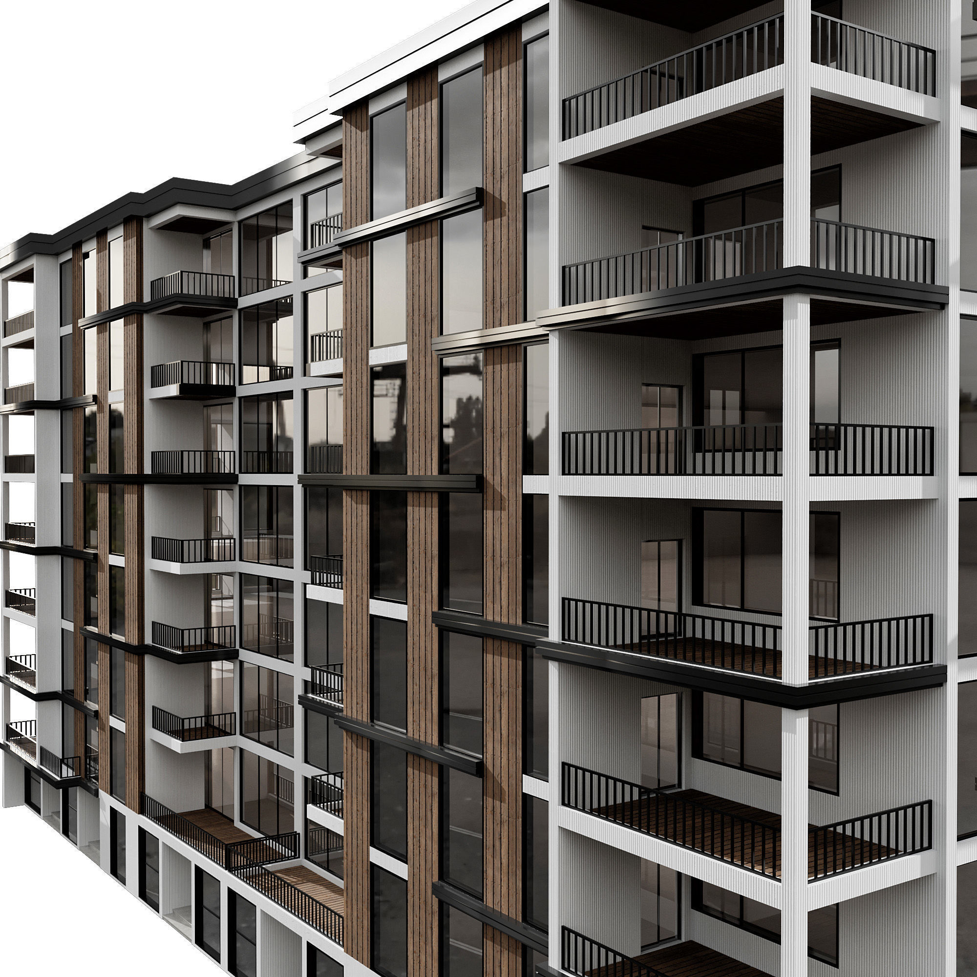 RESIDENTIAL BUILDING NO80 A 3D model_10