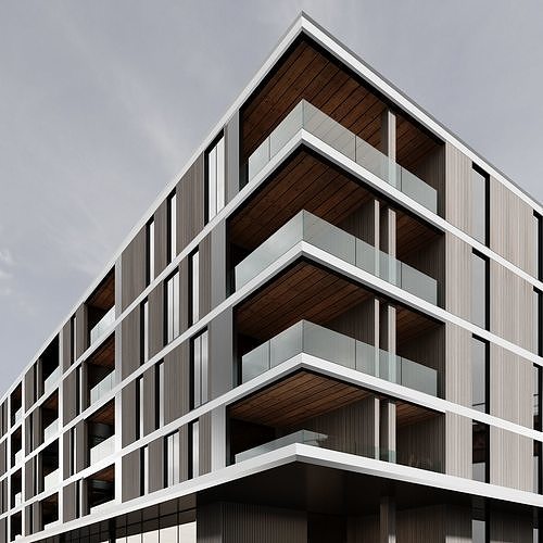 RESIDENTIAL BUILDING NO76 A 3D model 4