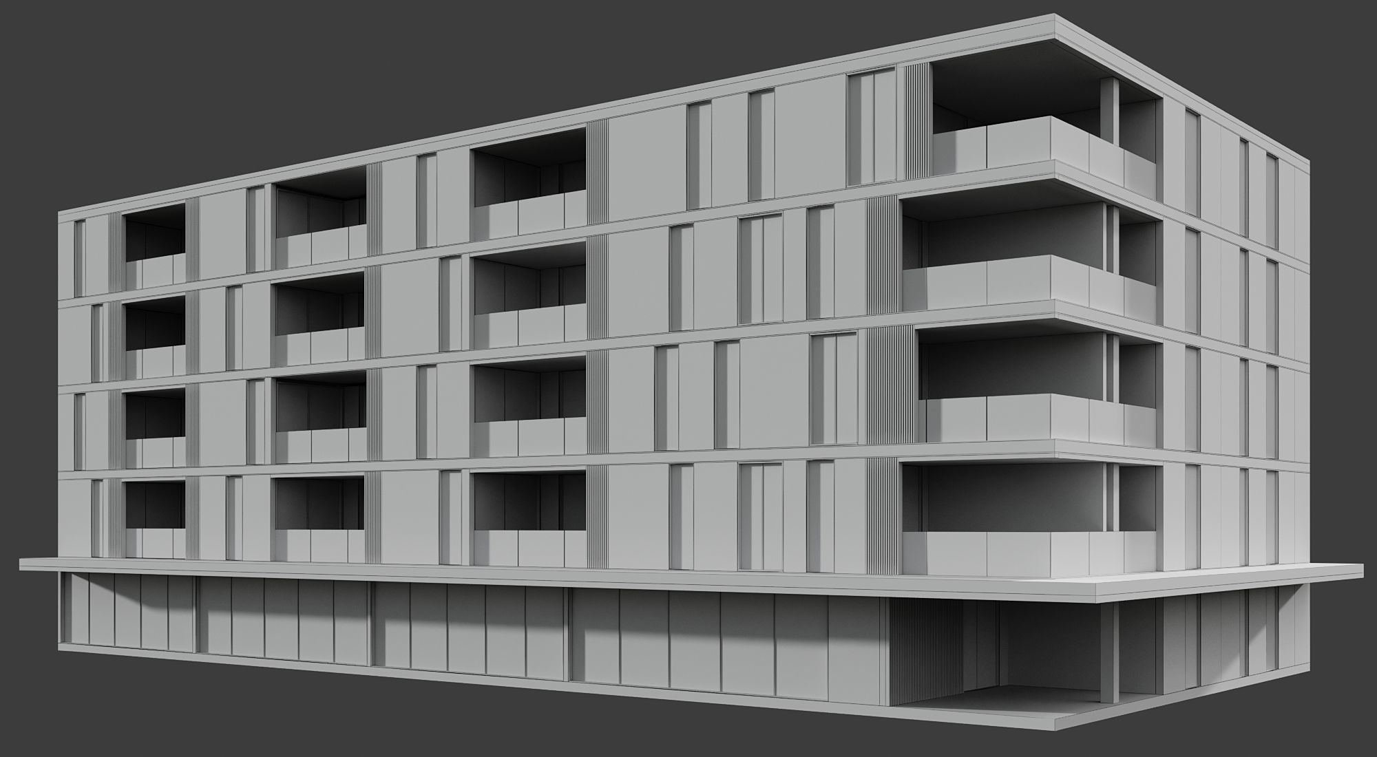 RESIDENTIAL BUILDING NO76 A 3D model_10