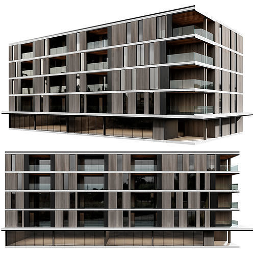 RESIDENTIAL BUILDING NO76 A 3D model 2