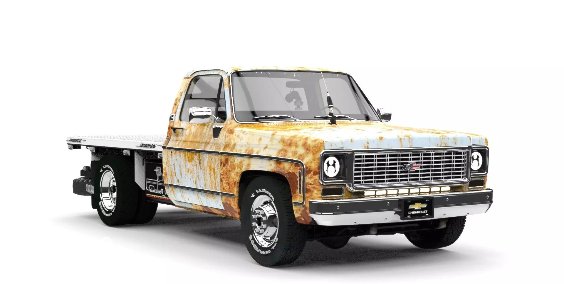 CHEVROLET C10  Low-poly 3D model_0