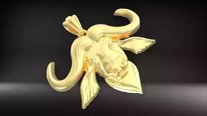 bull taurus pendant 3D print model