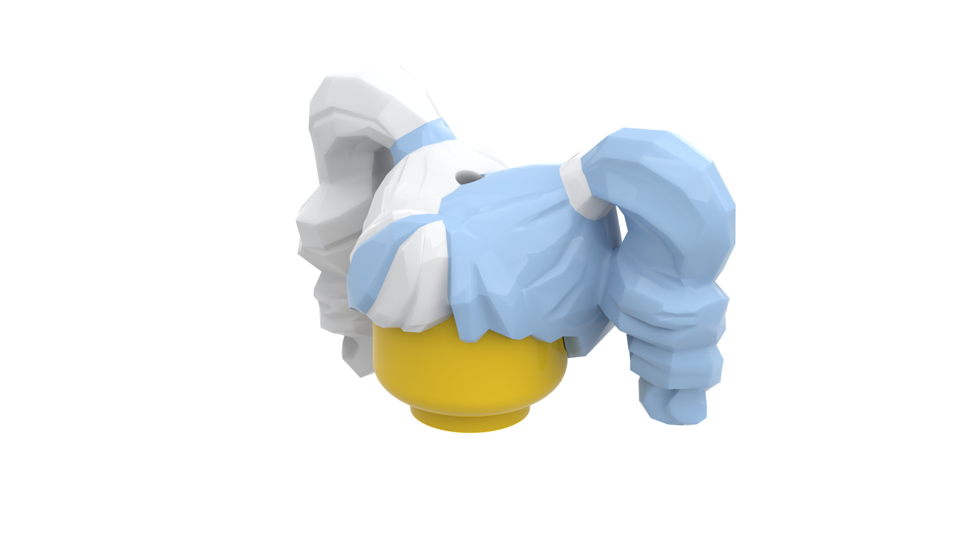 TwindBricks3D - Minifigure Hair pack 13 3D print model_34