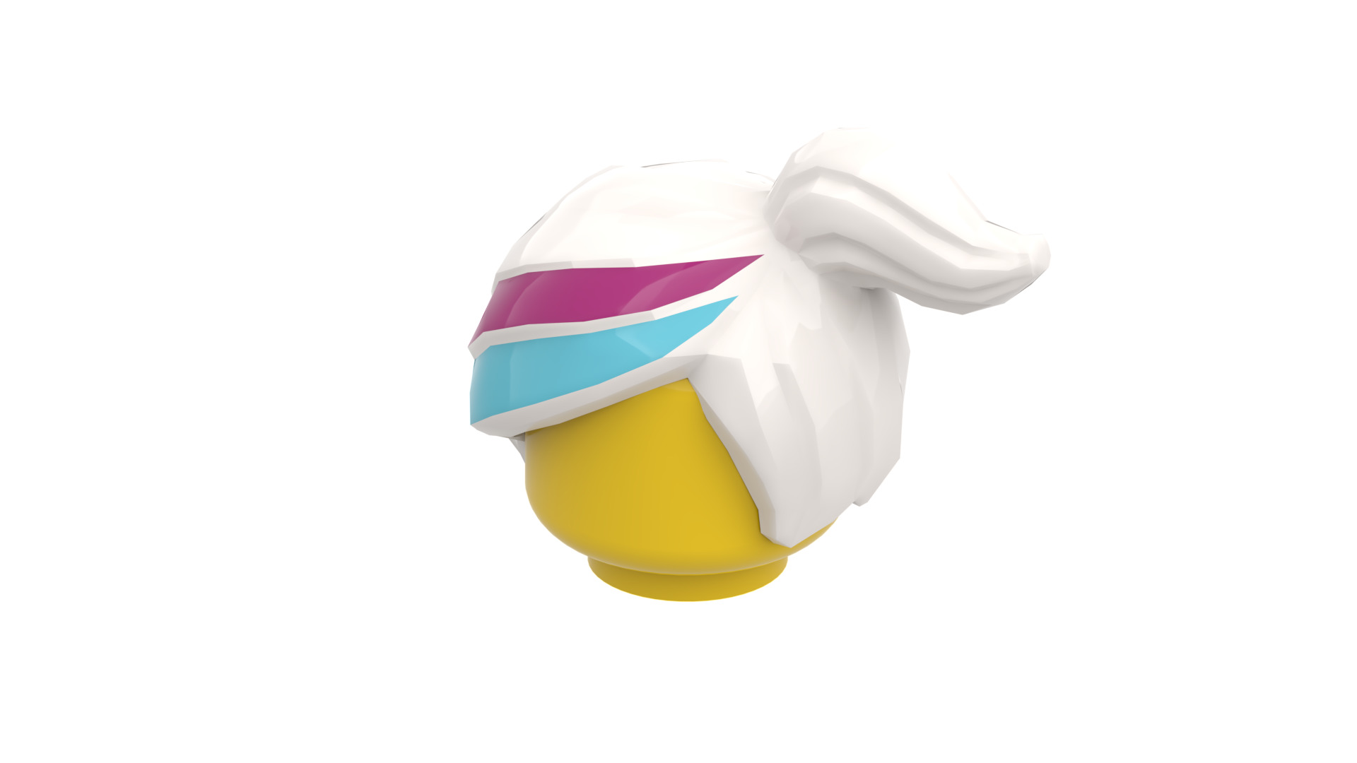 TwindBricks3D - Minifigure Hair pack 15 3D print model_37