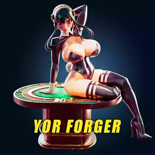 18 ADULT Spy x Family Yor Forger Figure Model Diorama 3D print model