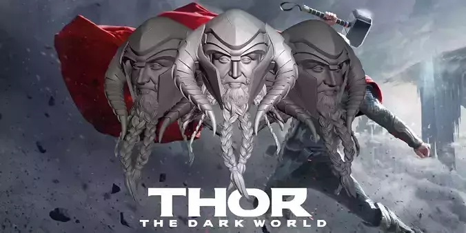 Bor Marvel Legends head 3D print model