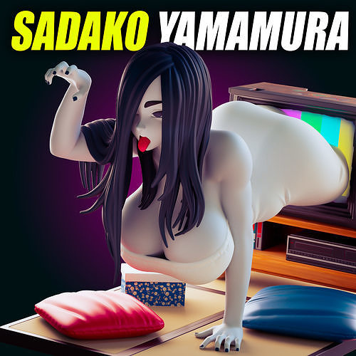 18 ADULT Sadako Yamamura Figure Model Diorama 3D print model