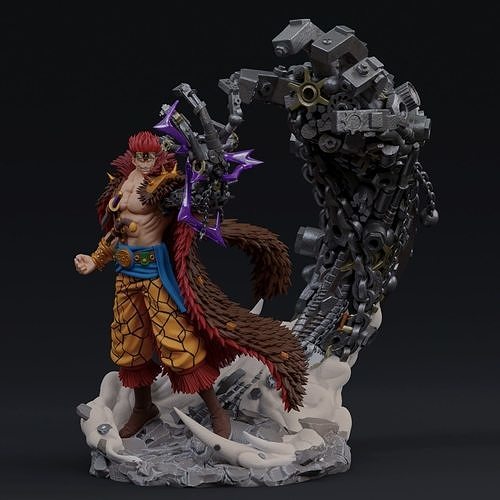 Eustass kid  stl 3D print model