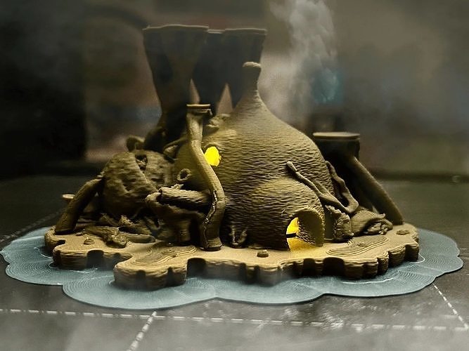 yodas hut in dagobah star wars print files 3D print model