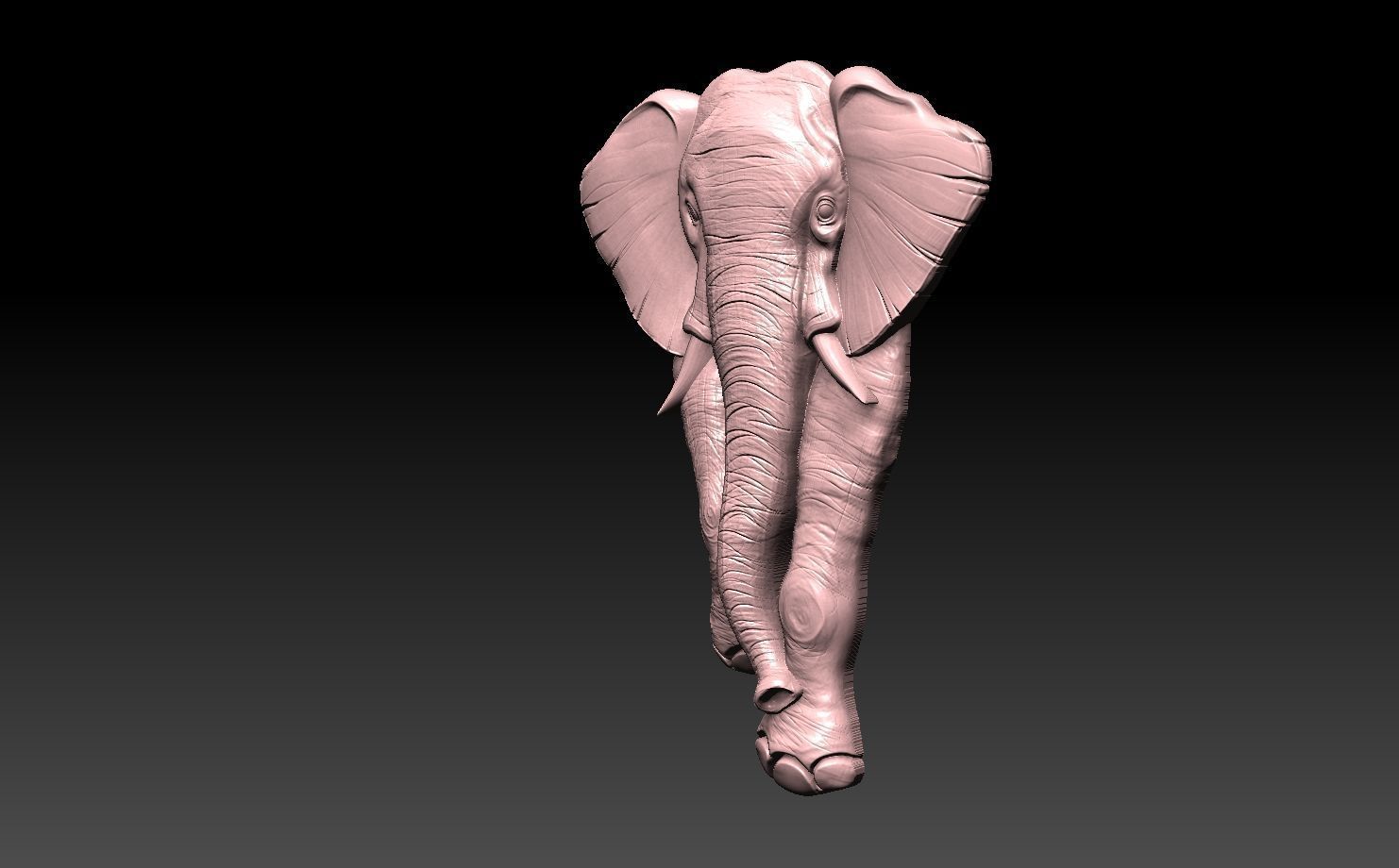 Elephant CNC  3D print model_1