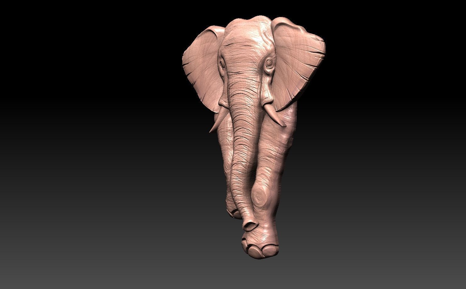 Elephant CNC  3D print model_5
