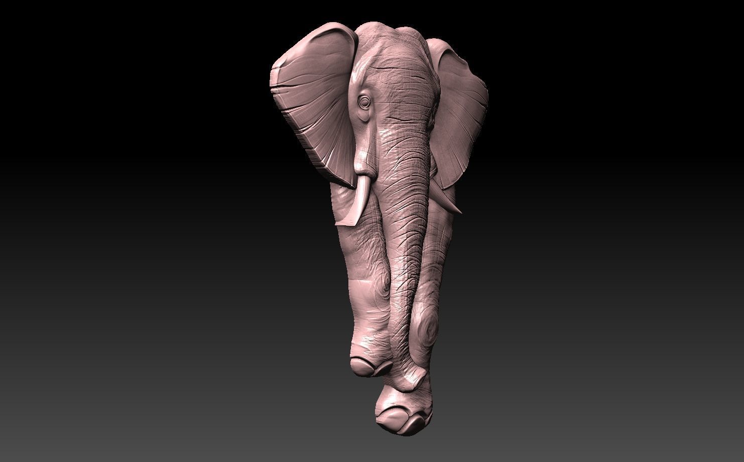 Elephant CNC  3D print model_2