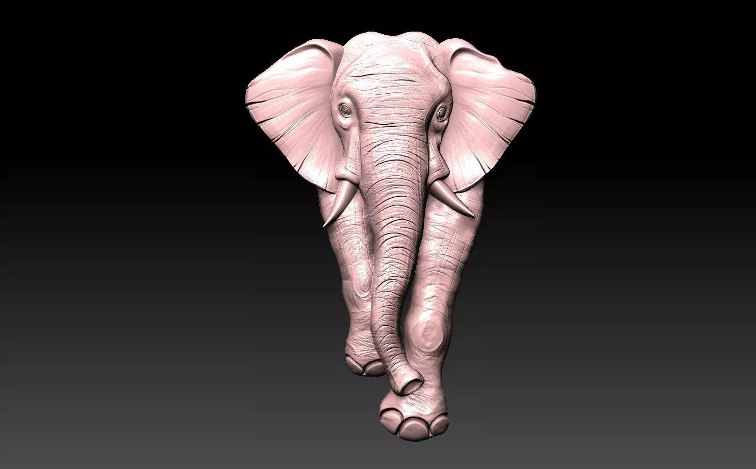 Elephant CNC  3D print model_0