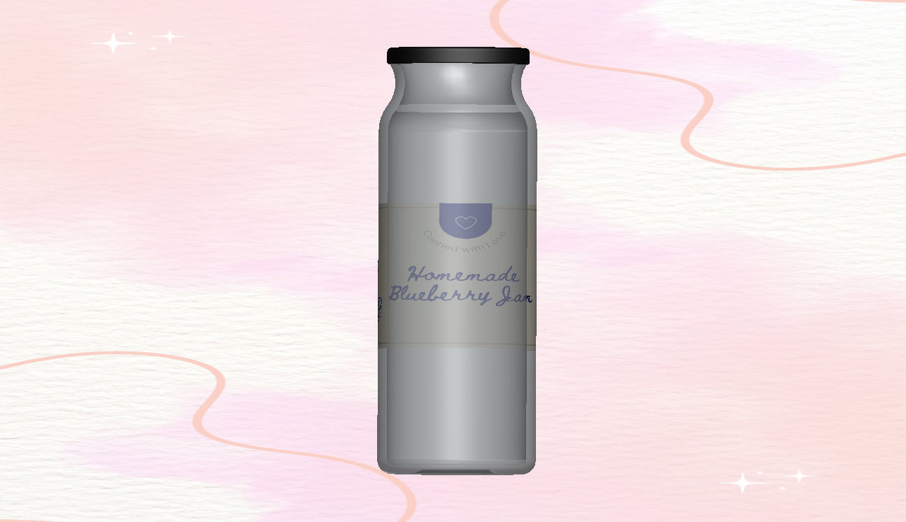 Jam Jar 3D print model_3