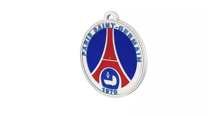 PSG Vintage Keychain 3D Model