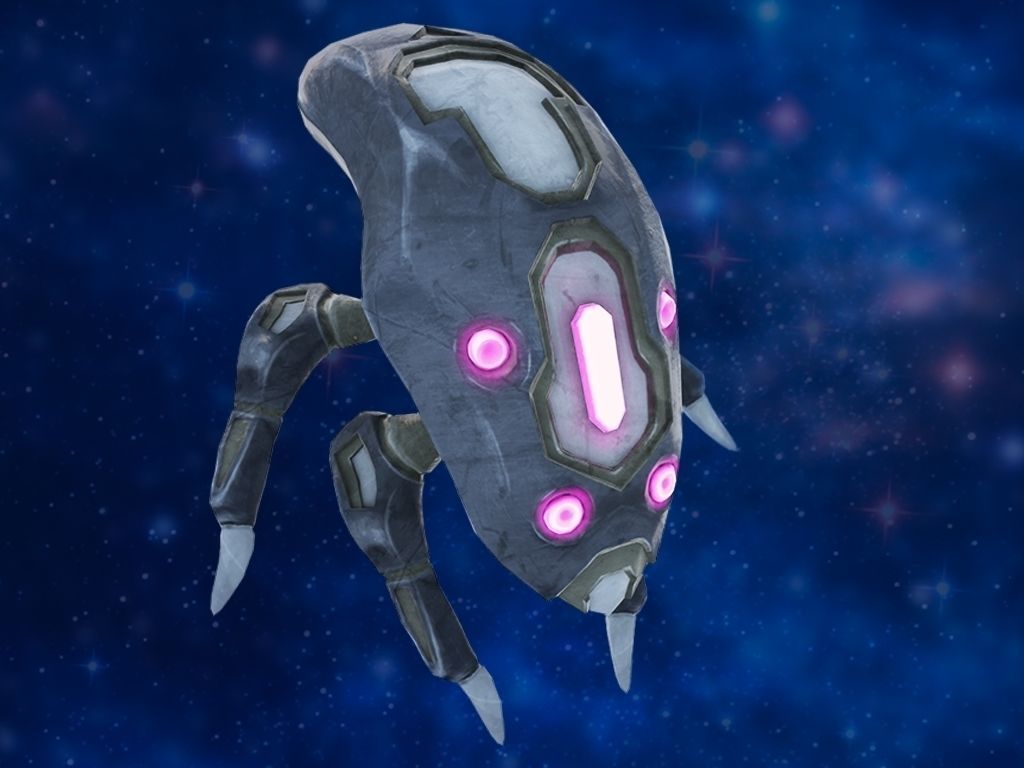 Sci-Fi Drone Low-poly 3D model_2