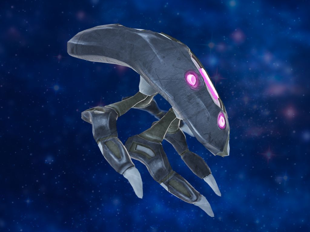 Sci-Fi Drone Low-poly 3D model_4