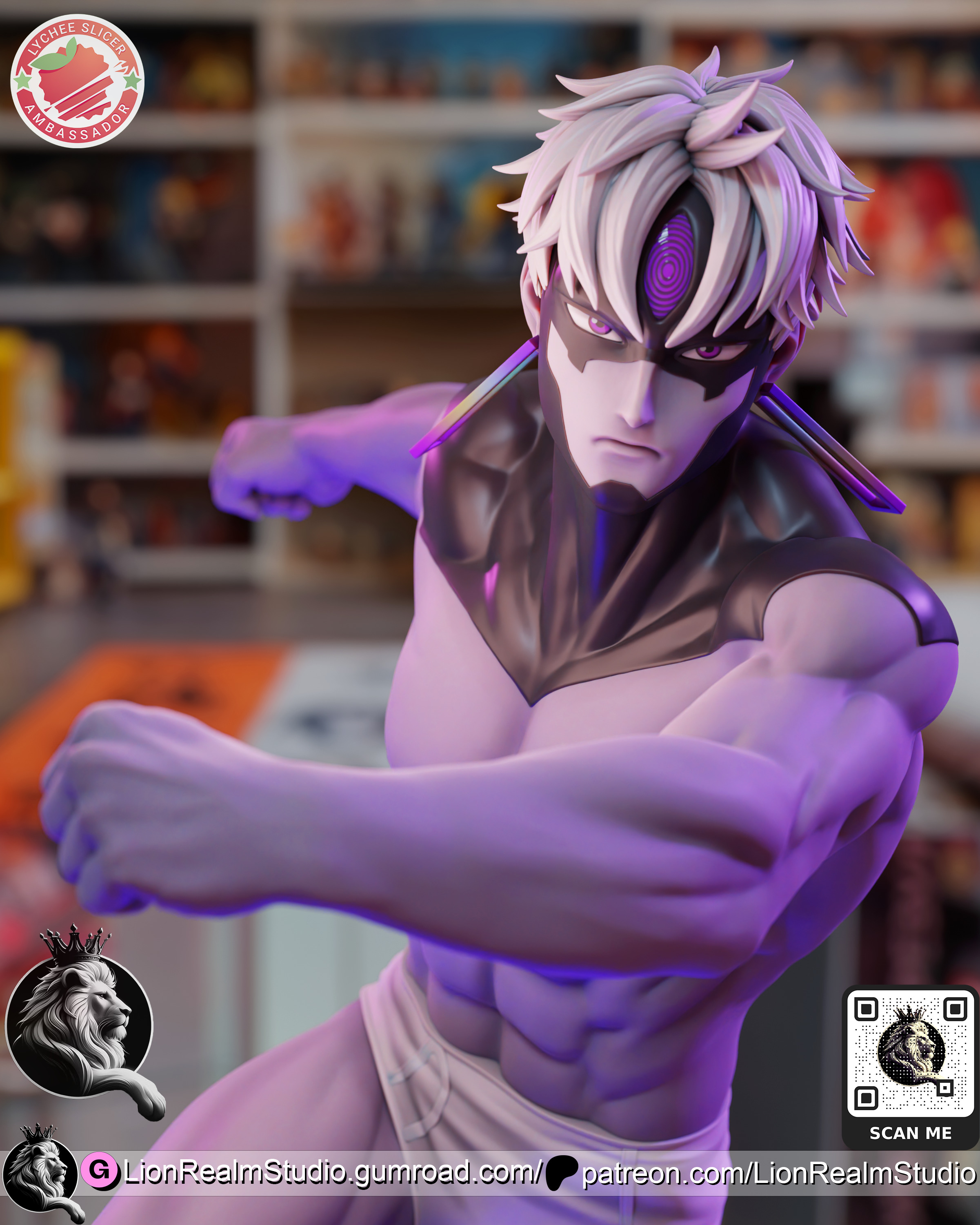 Jihi Evil Eye from Dandadan 3D print model_1