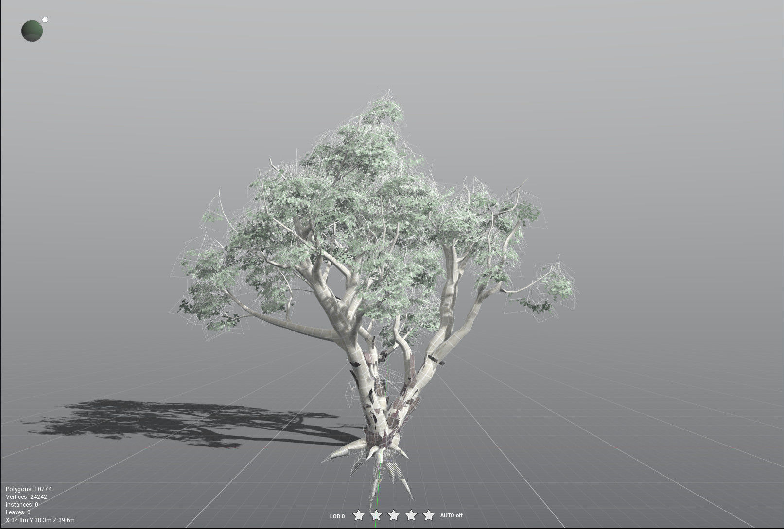 EVERYPlant River Redgum LowPoly Low-poly 3D model_32