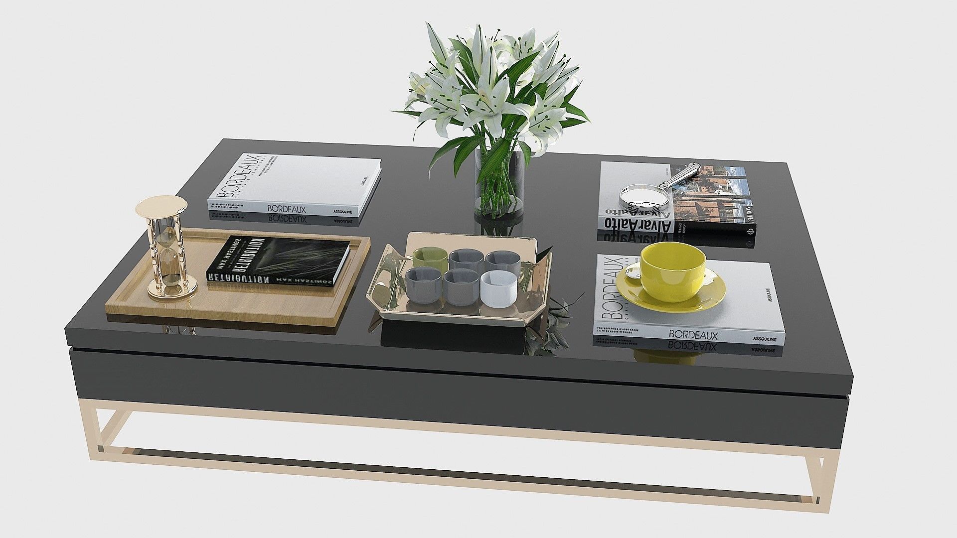 Coffee Table Collection 3D model_4