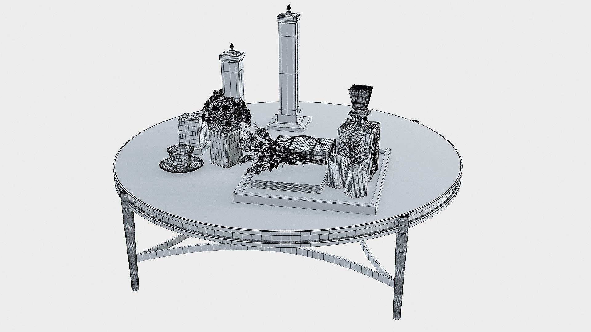 Coffee Table Collection 3D model_9