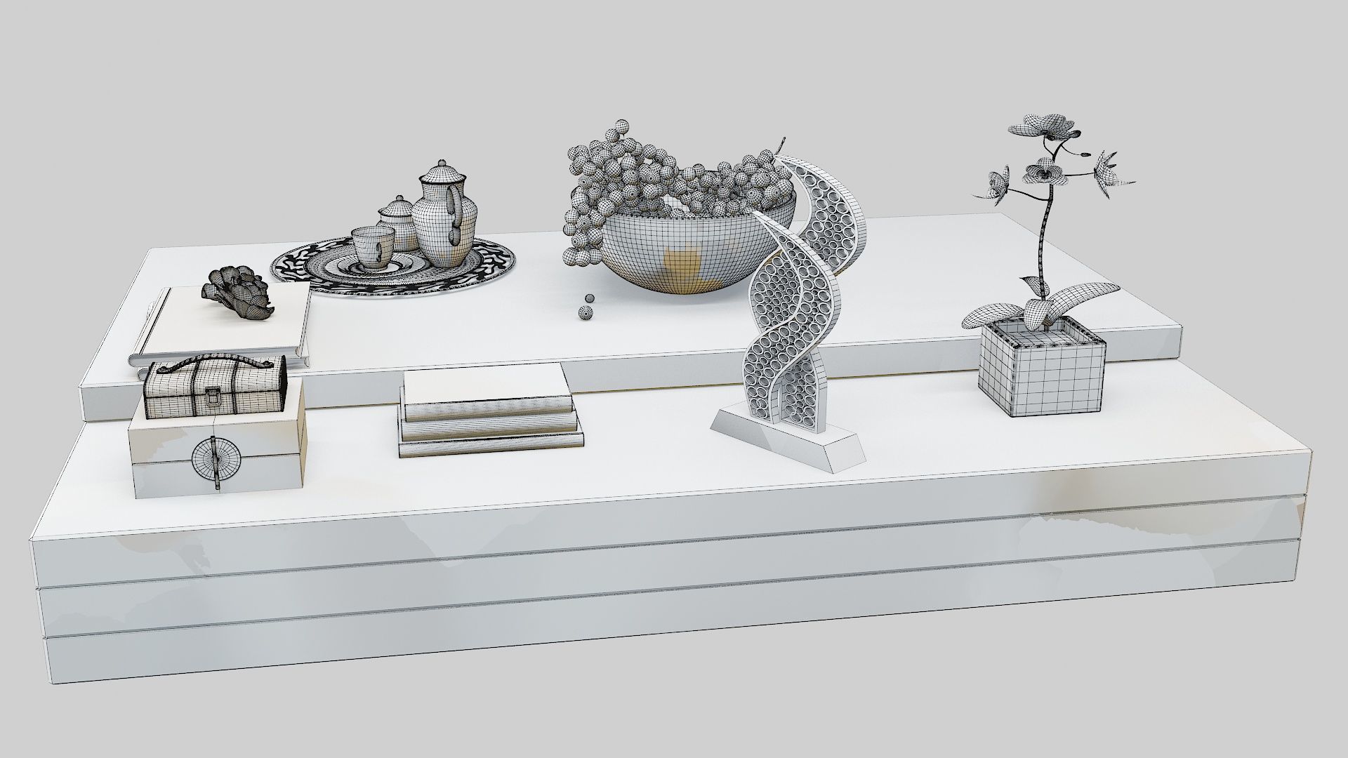 Coffee Table Collection 3D model_3