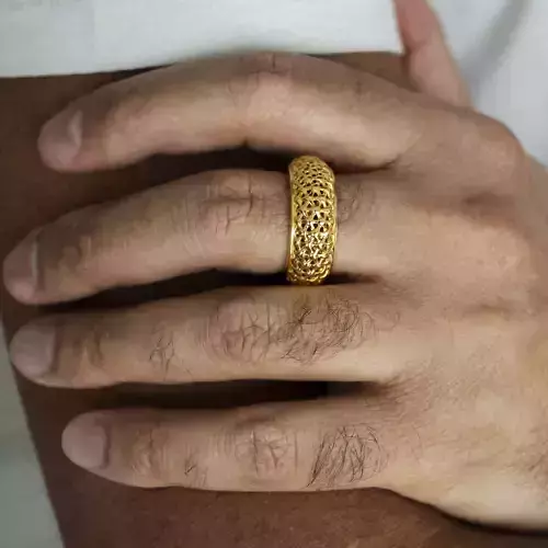 Men Modern Ring 3D Printable Jewelry Model