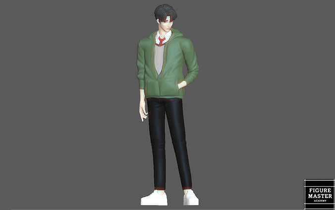 JINU SCHOOL UNIFORM SAJA BOYS SODA POP K POP DEMON HUNTERS 3D print model