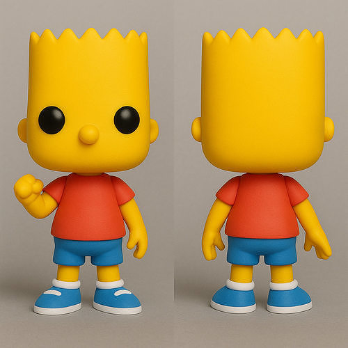 Funko The Simpsons - Bart Simpson 3D print model